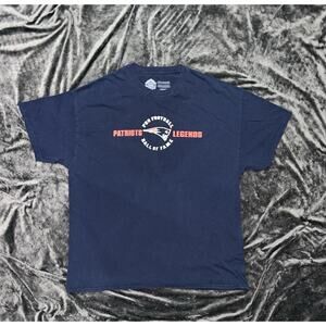 New England Patriots Pro Football Hall of Fame Graphic T-Shirt Size XL